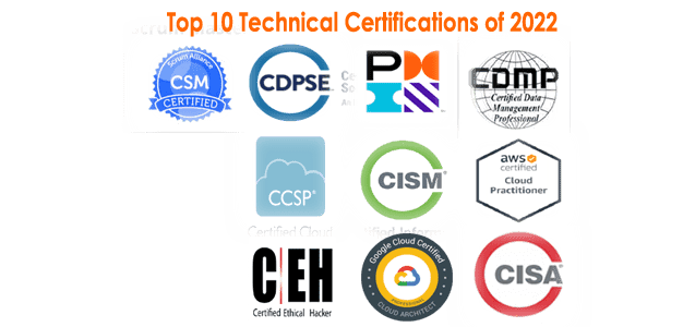 Top 10 Technical Certifications of 2022
