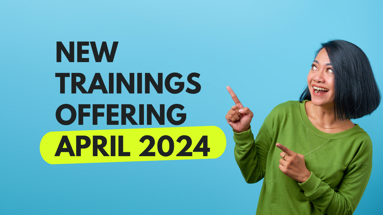 blog post bdt New Trainings Offering – April 2024